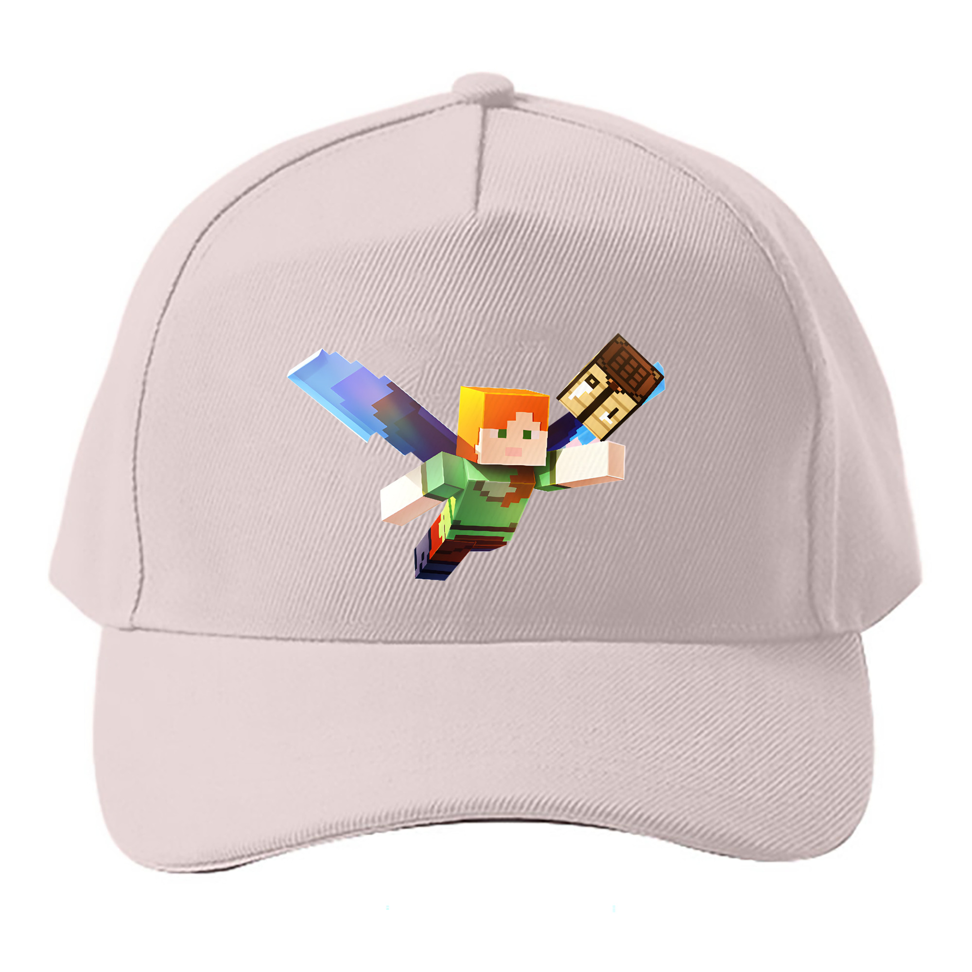 （画像用） マインクラフト ブロックの世界 Minecraft MC Block world ベースボールキャップ 綿100％ 男女兼用 帽子 スポーツ
